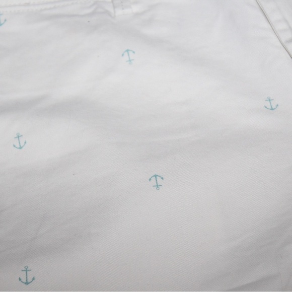 GAP Men’s 10” Essential Khaki Shorts Blue Scattered Palms 34W - Picture 2 of 6